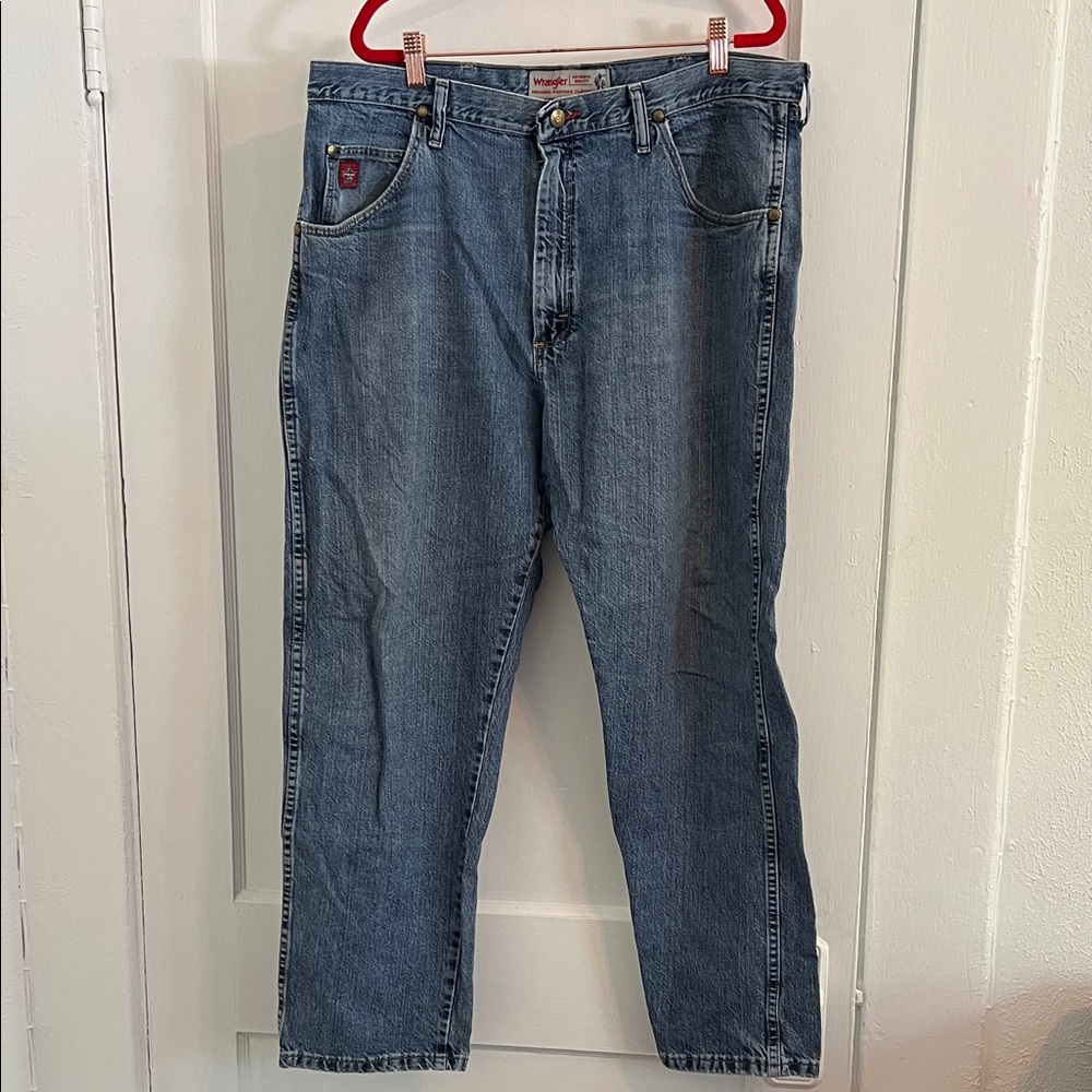 Wrangler Men's PBR Indigo Straight Jeans